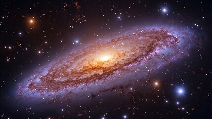 Fototapeta premium Space Wallpapers: Explore the Wonders of the Universe with Space Wallpapers, Featuring Galaxies, Nebulas, Stars, and Planets for a Cosmic Touch to Your Device Background.