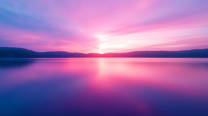 Naklejka premium Serene Beach at Sunrise with Soft Waves 