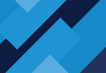 abstract geometric background with blue and black rectangles, vector illustration