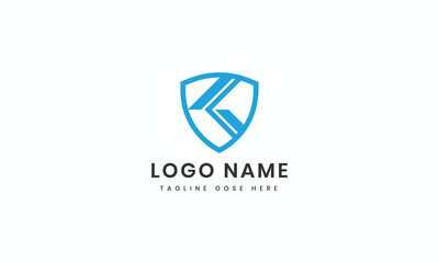 Branding letter logo k design