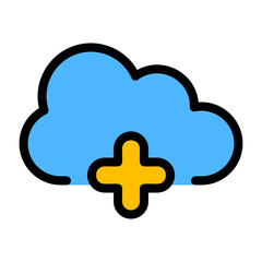 Fototapeta premium Add Database Icon