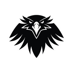 eagle head tattoo mascot logo