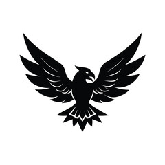 Obraz premium eagle with wings mascot logo
