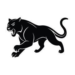 leopard vinyl ready vector illustration mascot logo