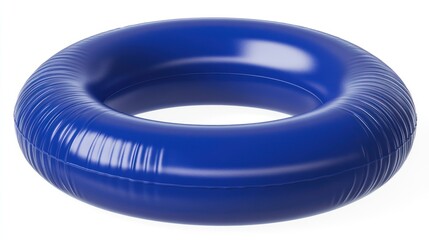 Inflatable Ring, Blue Summer Pool Float, Relaxing Summer Toy