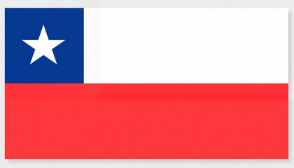 Chile flag infographic with symbolism details, educational design
