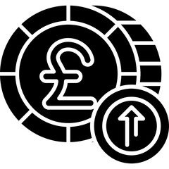 Pound Sterling Icon Vector Element