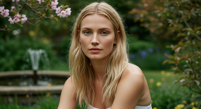 Serene Scandinavian Garden Muse