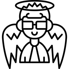 Angel Icon Vector Element
