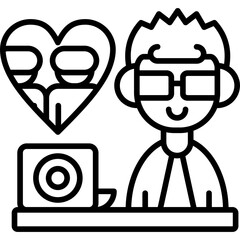 Meeting Icon Vector Element