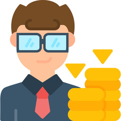 Trader Icon Vector Element