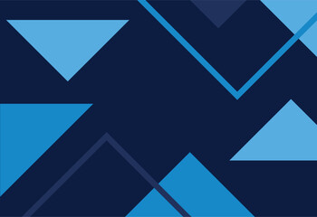 abstract background with geometric shapes. Vector illustration in blue colors.