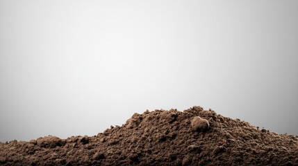 Brown Soil Texture: A Close-Up View of Rich Earth