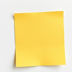 Blank Sticky Note, Ready for Your Message