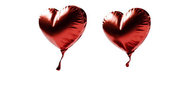Photo of red heart isolated on transparent background.png