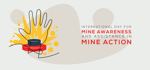 International Day for Mine Awareness and Assistance in Mine Action, held on 4 April.