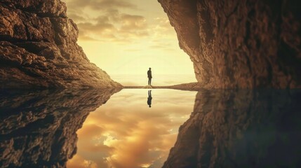 A representation of the path within, self realization, and inner wisdom.