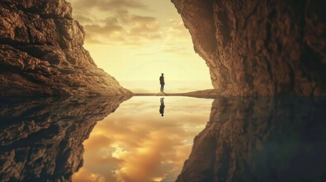 A representation of the path within, self realization, and inner wisdom.