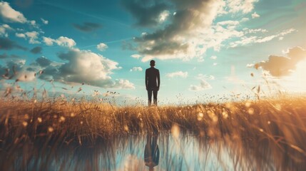 A symbolic representation of self awareness, personal realization, and growth.