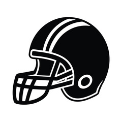 football helmet isolated on white background