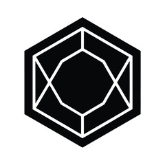 black and white diamond