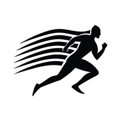 running man silhouette
