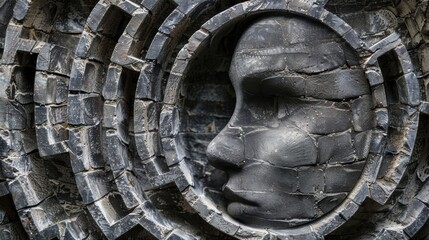 A symbolic image representing the journey of self discovery and awareness.