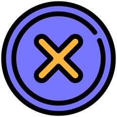 Disagree icon for website, application, printing, document, poster design, etc