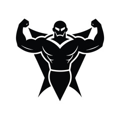 Fototapeta premium silhouette of a young man