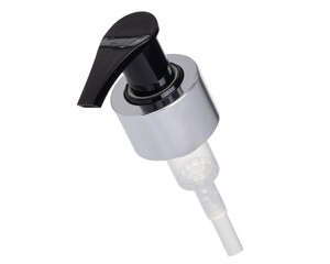 Chrome and Black Dispenser Pump for Bottles