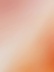 A soft gradient blend of pink and white hues Pastel to The colors transition smoothly from  blending into a warm orange hue. The texture has a delicate Background. ai