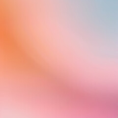 A soft gradient blend of pink and white hues Pastel to The colors transition smoothly from  blending into a warm orange hue. The texture has a delicate Background. ai