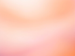 A soft gradient blend of pink and white hues Pastel to The colors transition smoothly from  blending into a warm orange hue. The texture has a delicate Background. ai