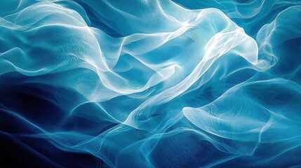 Foggy Ocean Vapor Rises Above Cloudy Blue Skies