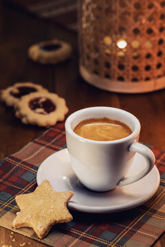 Espresso with Festive Cookies