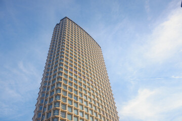 The Centre Point building, a 1960s skyscraper in London, was originally built as office space but has been transformed into a mixed-use complex with luxury apartments.