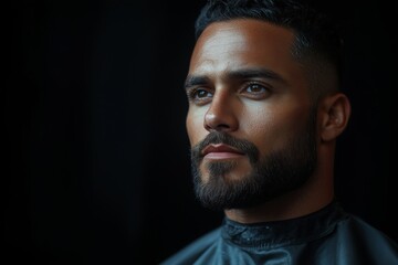 Fototapeta premium Barber Shop with Text Space