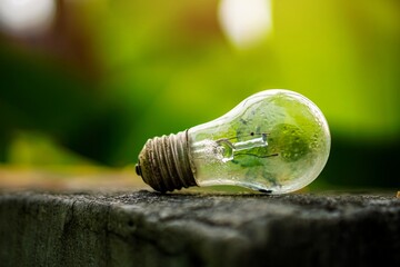 Used lamps that are no longer used.