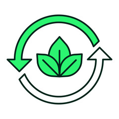 Detox Icon – Body Cleanse, Wellness Routine, Health Reset, Editable Stroke