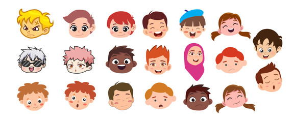 Illustration Character Faces