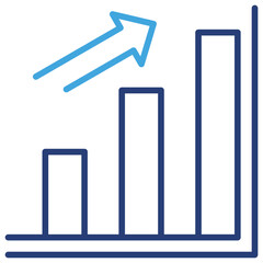 Growth Dual Tone Icon