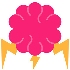 Brainstorm icon for website, application, printing, document, poster design, etc