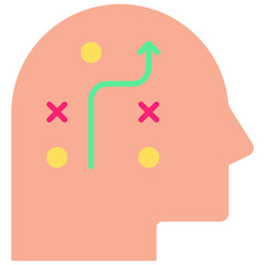 Strategic consulting icon for website, application, printing, document, poster design, etc