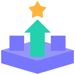 Success icon for website, application, printing, document, poster design, etc