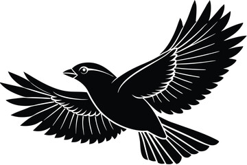 Fototapeta premium Bird Flight Bird Flight Silhouette Clip Art