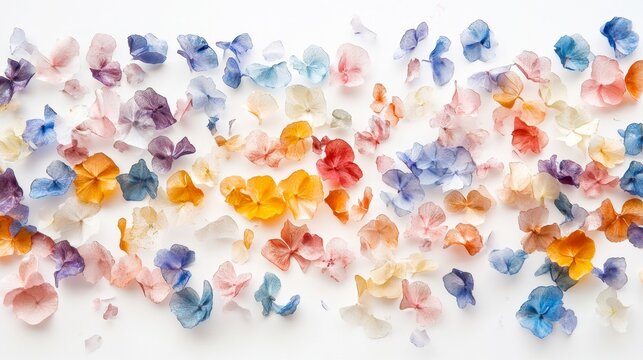 Confetti On White Background Many Different Color E1da1972-b 141
