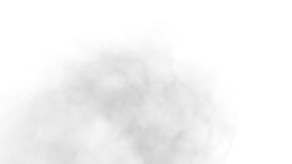 Abstract Smoke, Fog Overlay for Design on transparent background