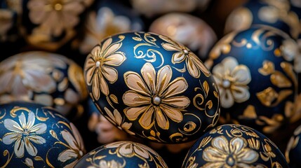An Easter decoration with cool chicken and egg. Easter holiday concept.
