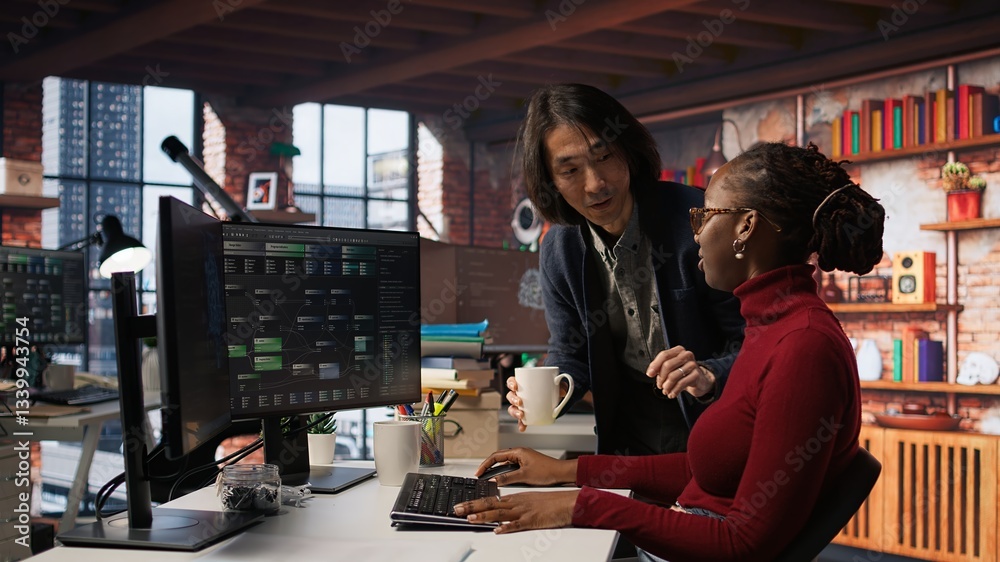 Poster cto supervisor in bringing coffee mug to tired worker debugging applications in artificial intellige