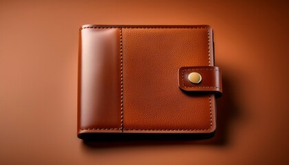 brown leather wallet
